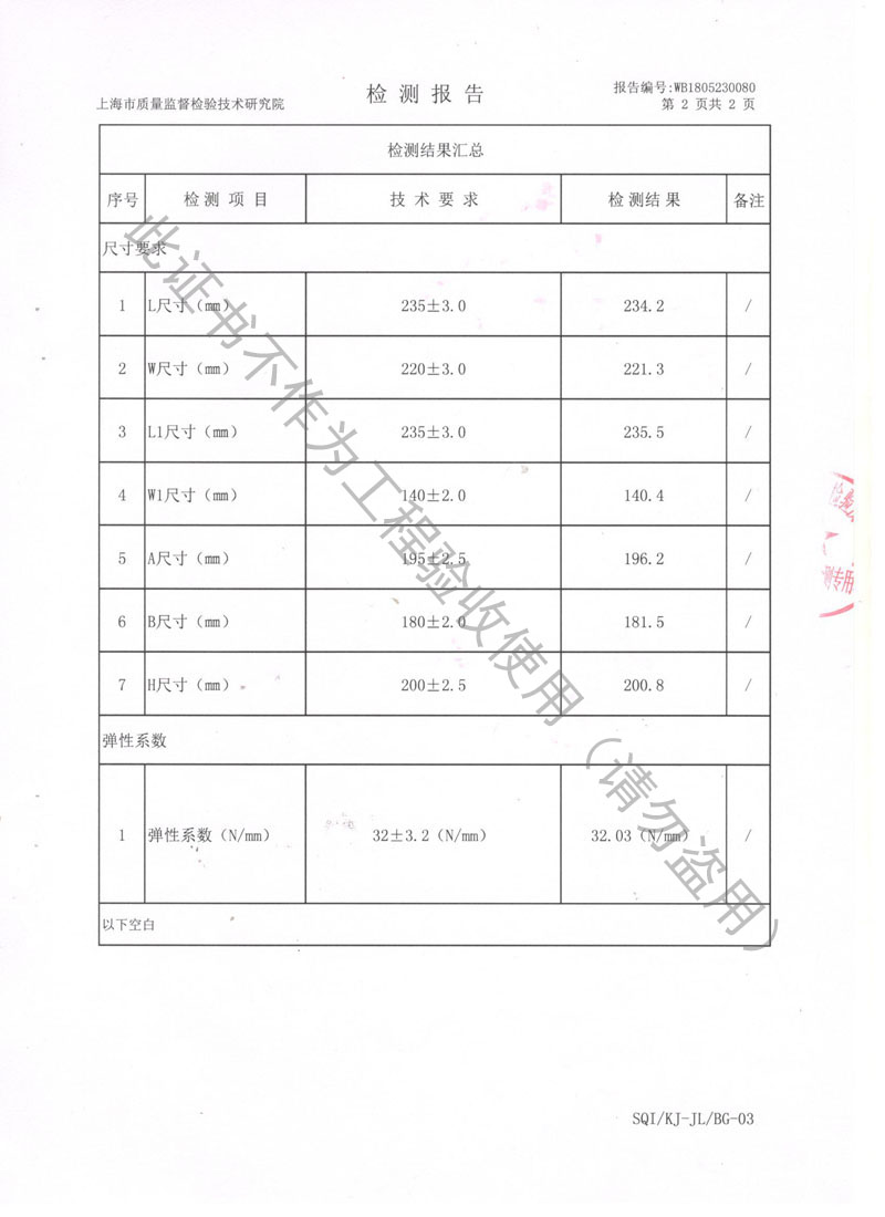 ZTF可调阻尼式弹簧隔振器检测报告